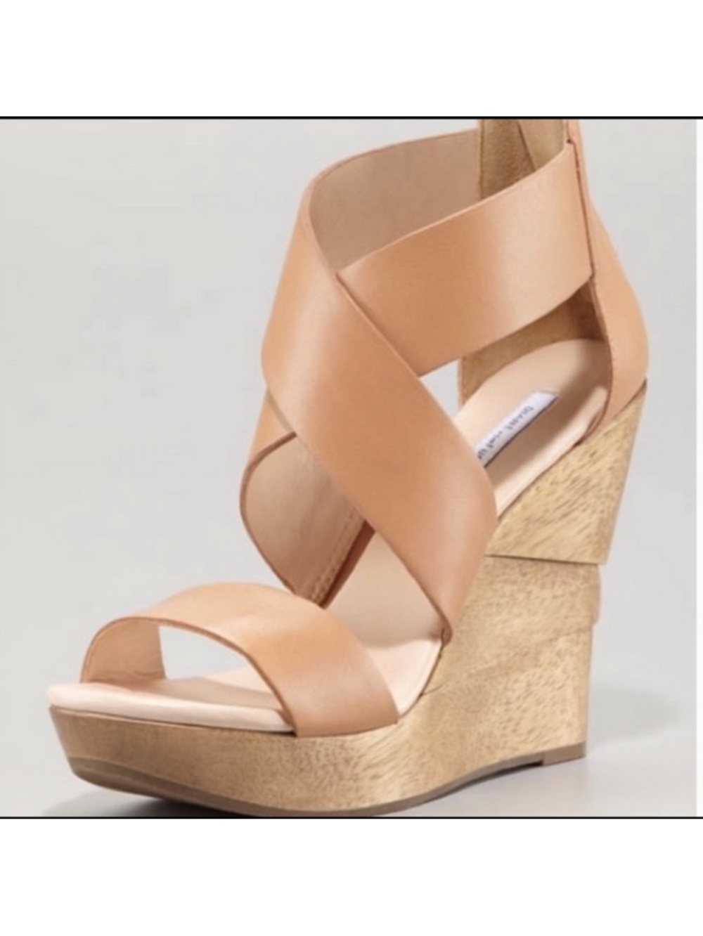 Diane Von Furstenberg Opal Crisscross Wedge Sandals